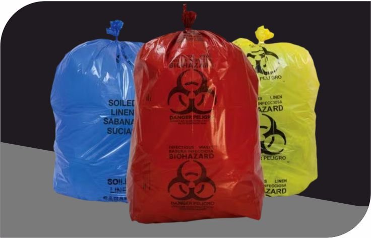 Garbage Bags for Industrial, Household, and Hospitals